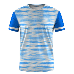 Nouveaux T-shirts pour hommes à impression par sublimation, 100% polyester, dernière collection, pour le sport et l'entraînement, type de tissu tricoté - Product Image 4