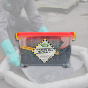 Portable 15L Universal Spill Kit with Clear Box | Compact Emergency Spill Response Kit for Oil, Fuel & Chemical Absorption - Product Image 3