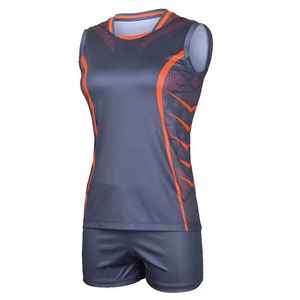 Ensemble d'uniformes de volley-ball en gros, impression de logo personnalisée, uniforme de volley-ball en polyester, vente en ligne à bas prix - Product Image 1
