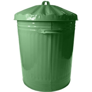 <b>Small</b> Pink <b>Metal</b> Trash Can with Lid and Handles Round Iron Waste Bin for Bedroom Bathroom Nursery Desktop Garbage <b>Bucket</b> - Product Image 3