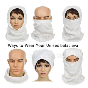 Balaclava légère et respirante pour l'entraînement en extérieur, idéale pour le cyclisme, anti-UV, en tissu extensible, confortable et couvrante. - Product Image 5