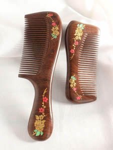 Handmade Premium Wooden <b>Comb</b> Custom Shape Anti-Static Durable Travel-Friendly Eco-Friendly Waterproof <b>Hair</b> Grooming Tool - Product Image 2