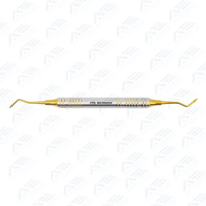 Instrumentos Dentales Manuales de Acero Inoxidable Duraderos con Certificación CE, Calidad Profesional, para Composite, Ionomero de Vidrio y Amalgama con Punta Dorada - Product Image 2
