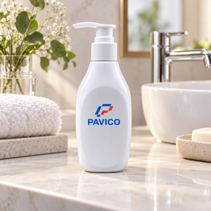 220ml Oval Cosmetic <b>Pump</b> <b>Bottle</b> 24mm Neck White Lotion <b>Shampoo</b> PET Personal Care Packaging OEM ODM Vietnam Factory Supplier - Product Image 5