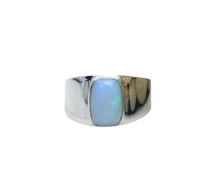 Bijoux de mode pour femmes Opale éthiopienne 925 Sterling Silver Gemstone Elegant Ring Natural Stone Handmade Jewelry october Birthstone - Product Image 1