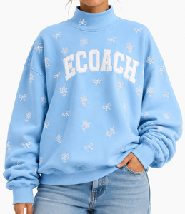 Sudadera Oversize de Cuello Alto para Mujer, 100% Algodón, Hombros Caídos, Fabricante OEM de Marca Privada - Product Image 1