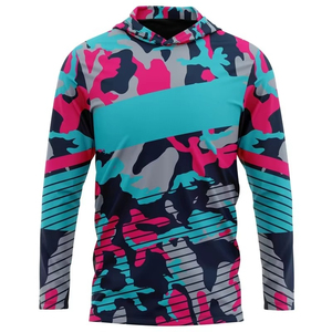 Camisetas de Pesca Transpirables con Camuflaje y Sudadera con Protección UV para Deportes al Aire Libre - Product Image 1