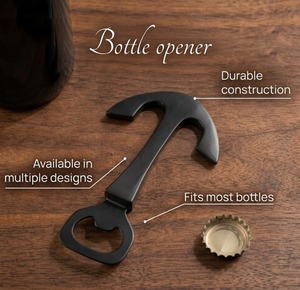 Abridor de Botellas de Cerveza de Acero Inoxidable, Libre de Níquel y Plomo - Product Image 1