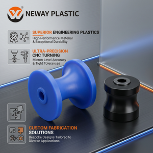 Piezas de plástico de torneado CNC Piezas de mecanizado CNC de plástico HDPE de nailon - Product Image 1