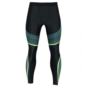 Leggings de compression pour hommes, couche de base d'entraînement premium, respirants, vêtements de sport pour hommes - Product Image 4