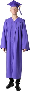 Ensemble Robe de Cérémonie Mate, Toque et Pompon 2026 pour Lycée et Diplôme Universitaire – Instructions d'Entretien : Lavage en Machine, Nettoyage à Sec Uniquement - Product Image 5