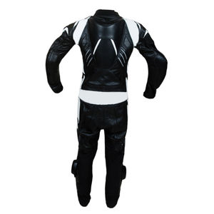 Combinaison de moto en cuir unisexe de haute qualité, respirante, hiver, manches longues, équipement de moto personnalisable, tenue de course deux pièces - Product Image 6