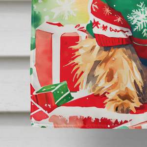 Yorkshire Terrier Navidad casa bandera gran porche manga poste decorativo patio Banner Multicolor pared colgante patio césped signos - Product Image 4
