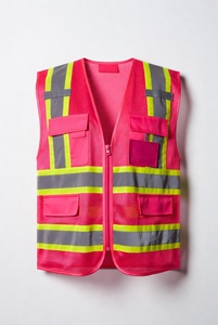Chaleco de Patrulla Reflectante de Alta Visibilidad para Hombre, Chaleco de Seguridad Laboral Ligero y Duradero para Hombre - Product Image 1