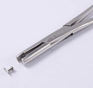 Fettle Med/OEM Pince hémostatique métallique pour insertion de micro-ancres dermiques 5,5 pouces, outil et fournitures de piercing corporel, modèle FMI-486 - Product Image 3