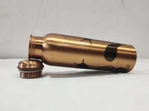 Bouteille d'eau en cuivre pur écologique, design tendance, best-seller, compatible lave-vaisselle, option logo personnalisé pour intérieur, maison, villas - Product Image 2