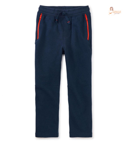 Pantalon décontracté droit à séchage rapide 100 % coton pour bébé, pantalon de survêtement pour enfants, pantalon de sport pour garçons, taille haute, fermeture éclair, léger - Product Image 3