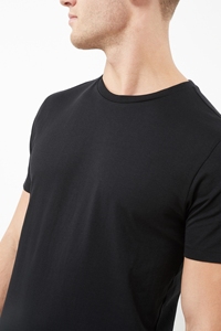 Envío Rápido, Tallas Disponibles, Camisetas Negras de Algodón 100%, Corte Holgado, Cuello Redondo, Manga Corta, Anti-Pilling, Impresión por Sublimación DTF - Product Image 5
