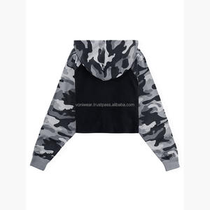 Sweat-shirt à capuche d'hiver en tricot à manches longues avec broderie de logo personnalisé Mode pour femmes - Product Image 3