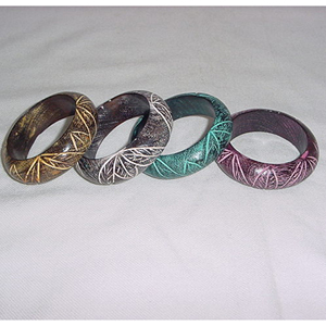 Wooden <b>Bracelet</b> with Traditional Handmade Design Women's Fashion Wooden <b>Bangle</b> Jewelry - Product Image 6