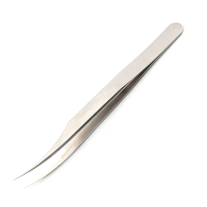 Pinzas para pestañas personalizadas, pinzas para extensión de pestañas de marca privada, herramientas de belleza para pestañas - Product Image 5
