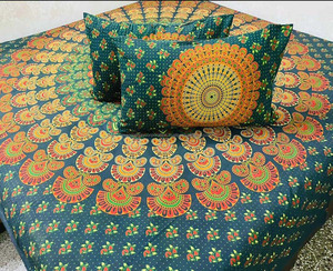 Sábana Blanca con Diseño Floral Estampado, 100% Algodón, 400 Hilos, para Decoración del Hogar y Hoteles - Product Image 5
