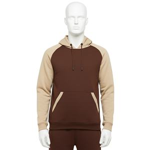 Sudadera con Capucha Oversize de Algodón Pesado Estilo 2026 para Hombre, Sudadera Lisa de Gimnasio, Ropa Urbana para Hombre - Product Image 1