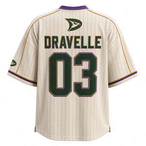 Men's <b>Soccer</b> Jersey V-Neck Pinstripe Mesh Short Sleeve Breathable Athletic Wear Number 03 Embroidery Front Logo - Product Image 2