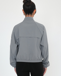 Chaqueta Cortavientos de Poliéster Tejido de Alta Calidad para Mujer, con Cierre de Cremallera, para Otoño - Product Image 5