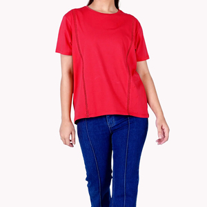 T-shirt Homme 2026 Tendance en Tissu Sergé 100% Polyester Col Rond Anti-Plis Coupe Oversize Impression Numérique Motif Uni ODM - Product Image 6