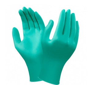 Gants de sécurité jetables en nitrile, anti-chimiques, sans poudre, sans latex, sans silicone, stériles, lisses, flexibles, avec manchette conique, 7/8 oz - Product Image 1