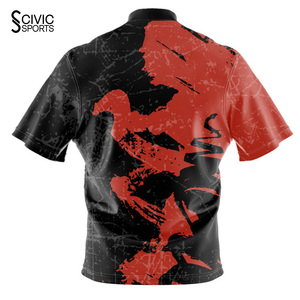 Chemises de bowling pour hommes, maillot de bowling personnalisé, polo 3D pour hommes, chemise élégante avec nom personnalisé, logo d'équipe, performance pour hommes - Product Image 4