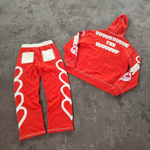 Ensemble tissé décontracté pour homme, style hip-hop, hiver, uni, personnalisé, deux pièces, 100% laine, séchage rapide, qualité supérieure, fabriqué au Pakistan - Product Image 6