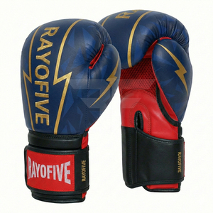 Professional Training Boxing Gloves PU Leather Custom Logo Personalized Competition Gloves Wholesale Boxing Gloves - Product Image 3