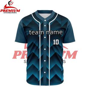 Maillot de baseball personnalisé pour équipe de jeunes athlètes, 100 % polyester, tissu à séchage rapide, design imprimé, service OEM ODM, vêtements de sport - Product Image 3