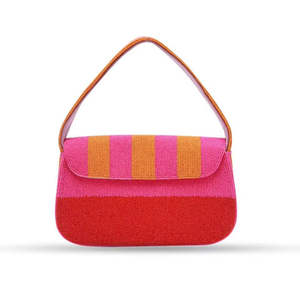 Bolso de Mano de Lino Bordado a Mano, Casual, de Lujo, para Viaje, con Asa Tipo Baguette, Colorido, Resistente, Accesorio de Moda Diaria - Product Image 5