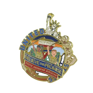 Buen Precio, Pin de Solapa de Esmalte Suave Personalizado con Logotipo, Estilo Anime, Recubierto de Epoxi, de Aleación de Zinc Fundido a Presión, Talla Única, para Eventos - Product Image 1