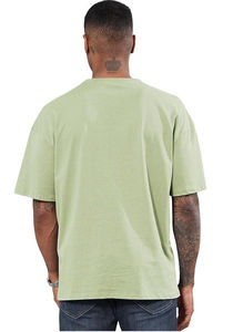 Camiseta Personalizada de Estilo Urbano Vintage para Hombre, 100% Algodón, Talla Grande, Lavada con Ácido, Transpirable, Forro Polar de 320g, Antiencogimiento, Manga Corta - Product Image 4