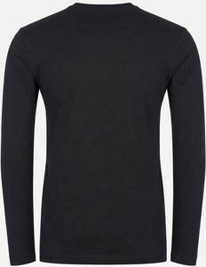 Men's Long Sleeve Solid Color 100% Cotton O-Neck <b>Collar</b> Regular Fit Blank Design Eco-Friendly <b>T</b>-<b>Shirt</b> 230g Fabric for Spring - Product Image 3
