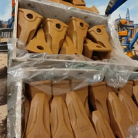 Dents de godet en acier allié haute résistance V61SD pour godets d'excavatrices et de chargeuses – Pénétration de roche robuste et résistance à l'usure