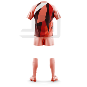 Tenue de rugby athlétique personnalisée : Maillot et short imprimés, séchage rapide, respirant, performance sportive, entraînement d'équipe, matchs, 100 % respirant - Product Image 4