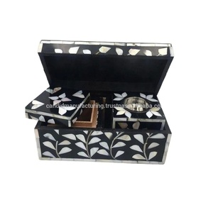 Juego de Incensario con Incrustaciones de Madreperla, Caja de Madera para Bakhoor con Bandeja, para Decoración Religiosa del Hogar - Product Image 3