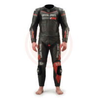 Combinaison de course moto unisexe en cuir de vachette, personnalisée, imperméable, coupe-vent, à manches longues, sans couture, motif étoile alpine, pour l'été