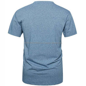 T-shirt en coton uni Street Wear T-shirt surdimensionné à épaules tombantes Impression personnalisée de haute qualité T-shirts lourds pour hommes - Product Image 6