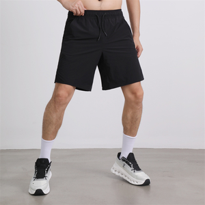 Pantalones Cortos Deportivos Casuales de Lona Ligera Personalizados para Hombre, Transpirables, Resistentes al Viento, Cintura Alta, Cierre con Cordón, Bolsillos, Ropa Deportiva para Gimnasio - Product Image 1