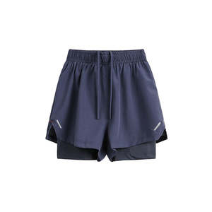 Pantalones Cortos Deportivos de Doble Capa para Hombre, Pantalones Cortos Deportivos 2 en 1 para Gimnasio, Entrenamiento, Secado Rápido, para Correr, de Doble Capa, para Verano - Product Image 1