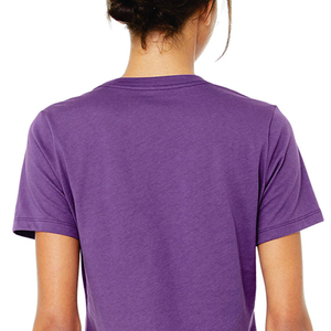 T-shirts pour femmes de style High Street 2026, en polyester/coton, col rond, design premium - Product Image 6