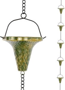 Cadena de Lluvia Decorativa de Hierro para Drenaje de Techos Exteriores y Accesorios Elegantes para Balcones, Fabricada por OEM - Product Image 1