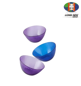 Bol en plastique PET réutilisable LONGNEW OEM |   Vaisselle légère de qualité alimentaire pour les repas quotidiens - Product Image 1