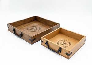 Bandeja de Madera Hecha a Mano de Lujo para Servir Comida y Bebidas - Product Image 2